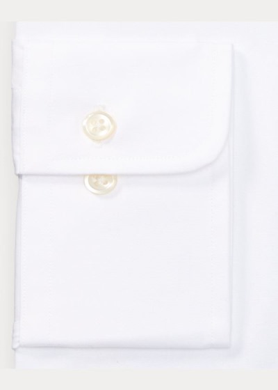 Camisa Polo Ralph Lauren Hombre Blancos - Solid Poplin Regent - IQNUR6824